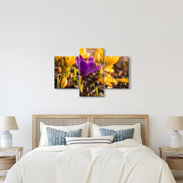 Slika ljubičastog cvijeta (90x60 cm)