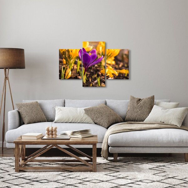 Slika ljubičastog cvijeta (90x60 cm)