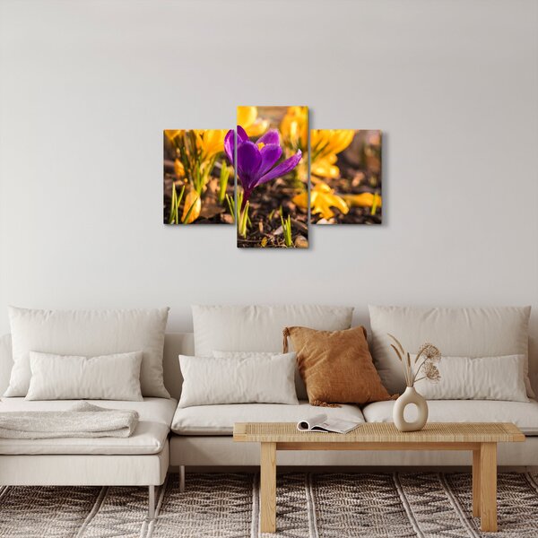 Slika ljubičastog cvijeta (90x60 cm)