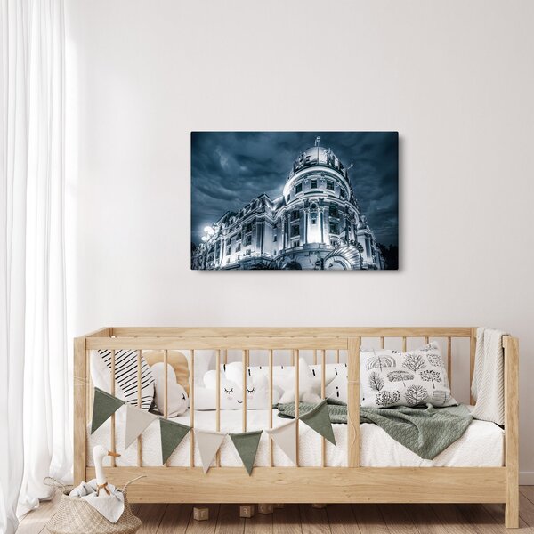 Slika arhitekture u tami (90x60 cm)