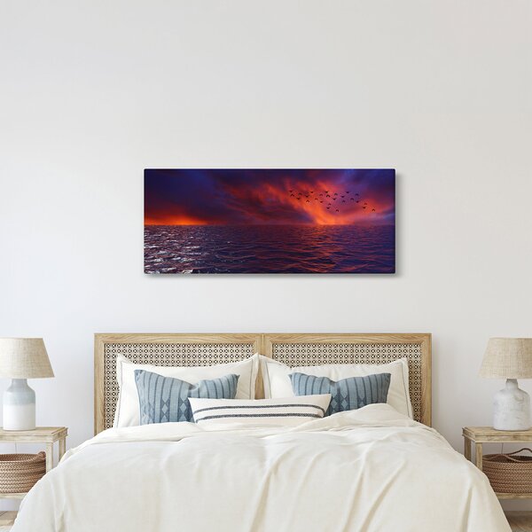 Slika mora s pticama (120x50 cm)