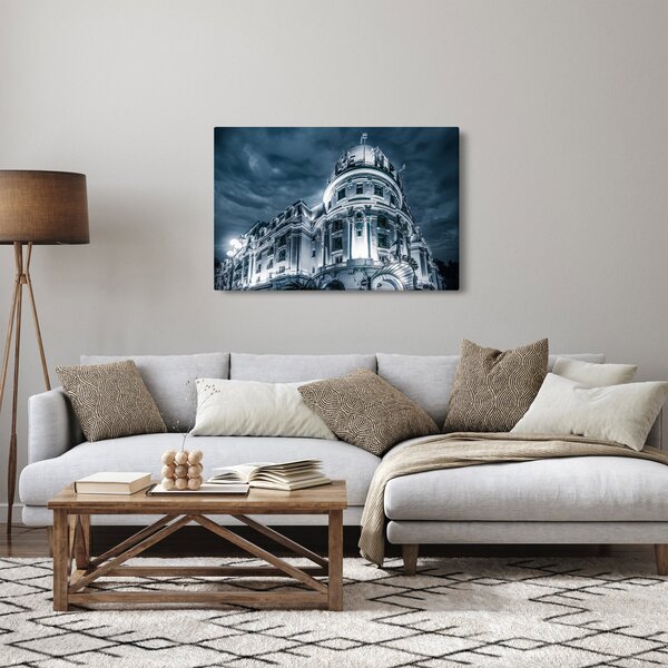 Slika arhitekture u tami (90x60 cm)