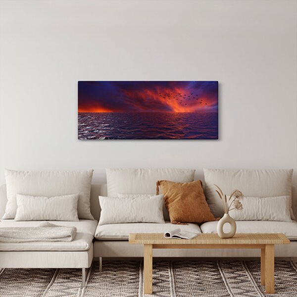 Slika mora s pticama (120x50 cm)
