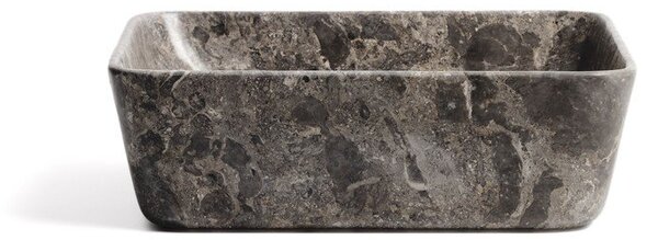 Sivi kameni umivaonik 40x40 cm Darnen – Kave Home