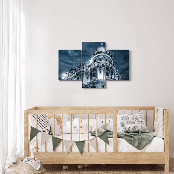 Slika arhitekture u tami (90x60 cm)