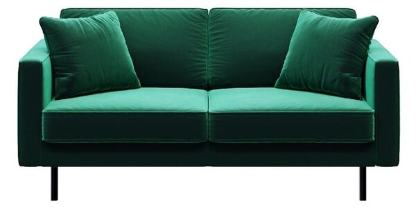 Zelena baršunasta sofa MESONICA Kobo, 167 cm