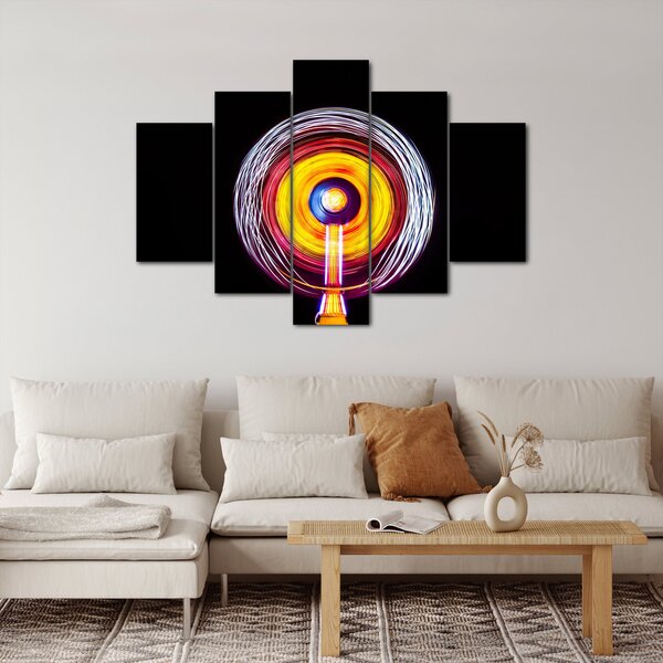 Slika svjetala u krugu (150x105 cm)