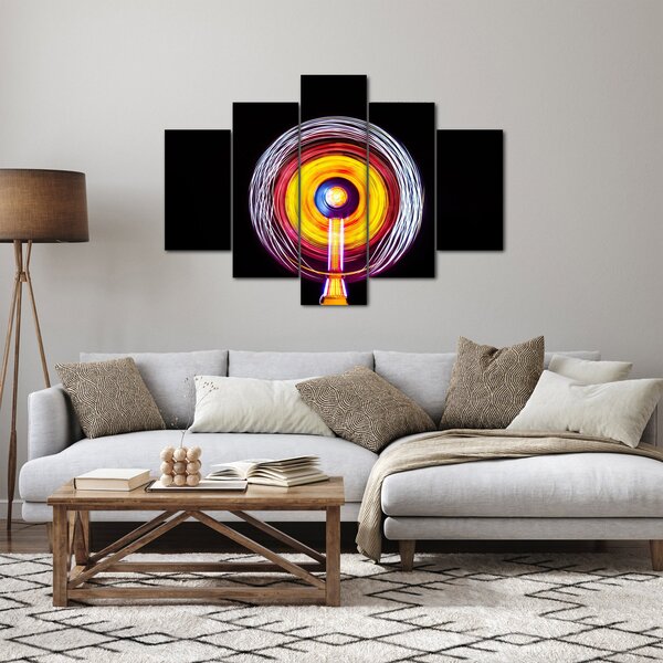 Slika svjetala u krugu (150x105 cm)