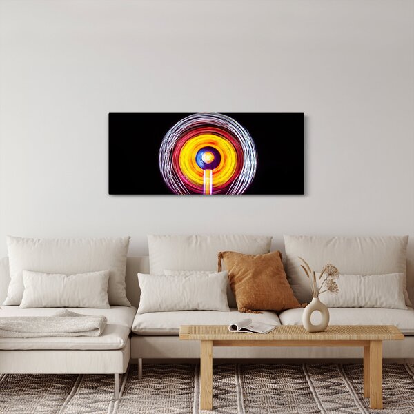 Slika svjetala u krugu (120x50 cm)