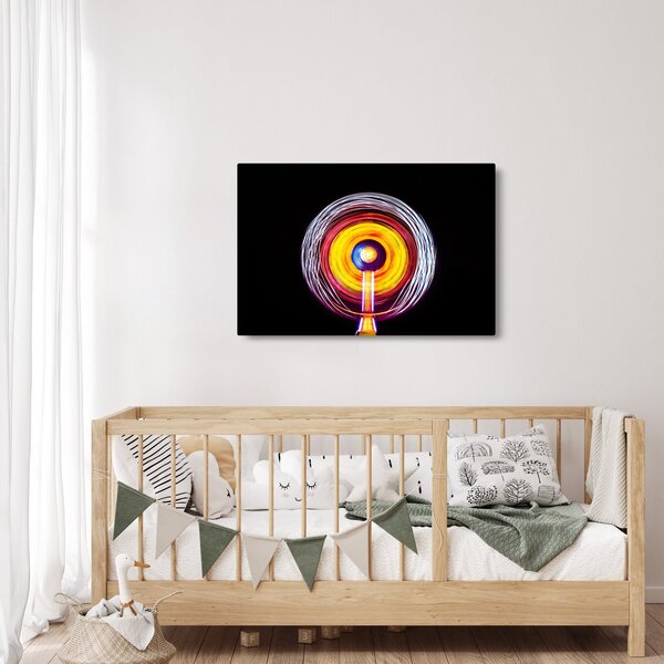 Slika svjetala u krugu (90x60 cm)
