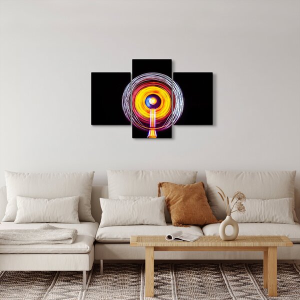 Slika svjetala u krugu (90x60 cm)
