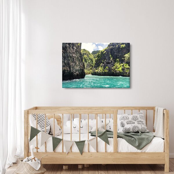 Slika planinske rijeke (90x60 cm)
