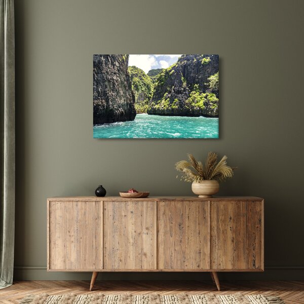 Slika planinske rijeke (90x60 cm)