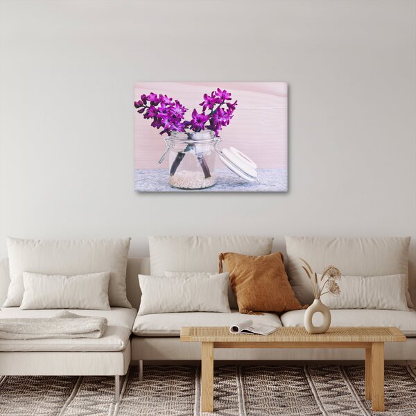 Slika ljubičastog cvijeća (70x50 cm)