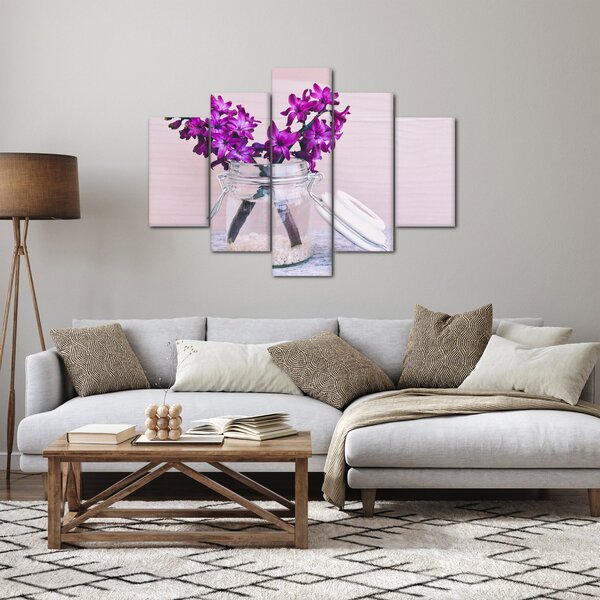 Slika ljubičastog cvijeća (150x105 cm)