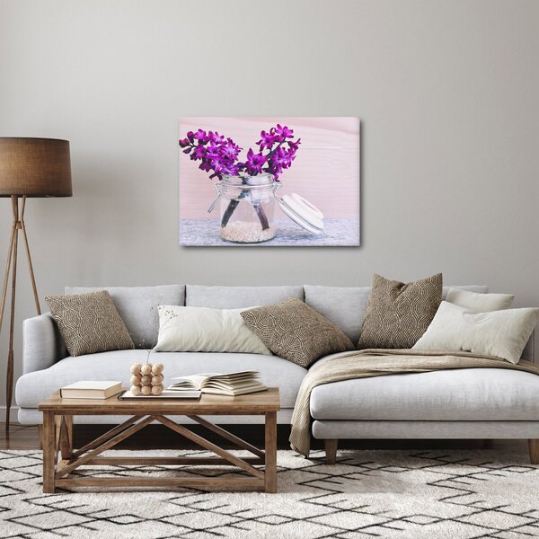 Slika ljubičastog cvijeća (70x50 cm)