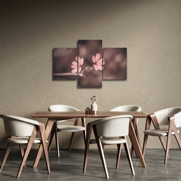 Slika ružičastog cvijeta (90x60 cm)