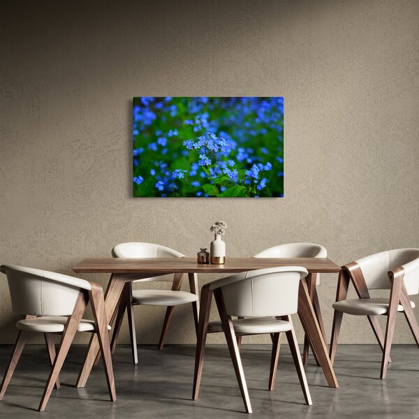 Slika plavog cvijeća (90x60 cm)