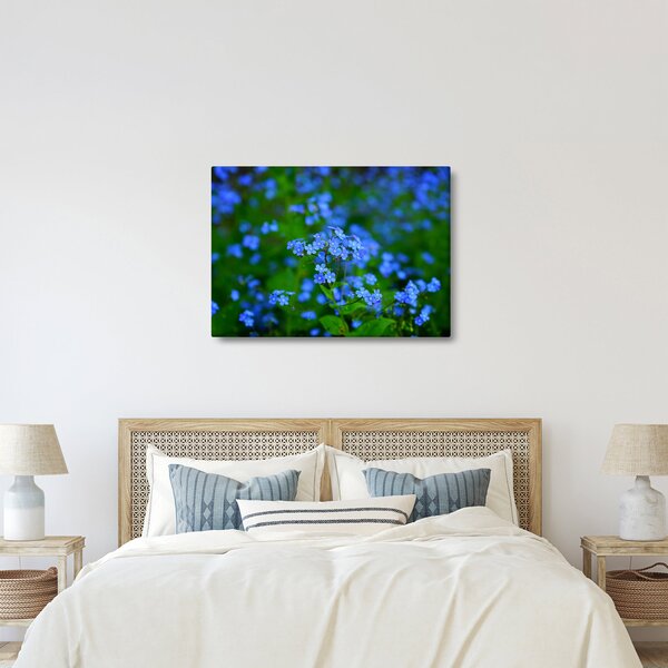 Slika plavog cvijeća (70x50 cm)