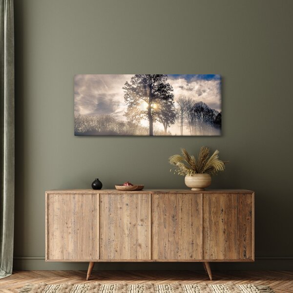 Slika drveta u magli (120x50 cm)
