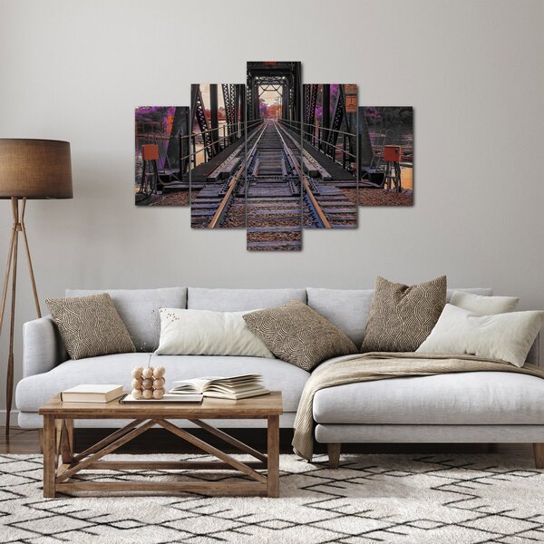 Slika željezničkog mosta (150x105 cm)