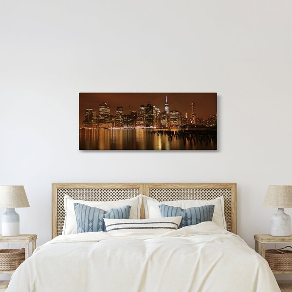 Slika noćnog grada (120x50 cm)