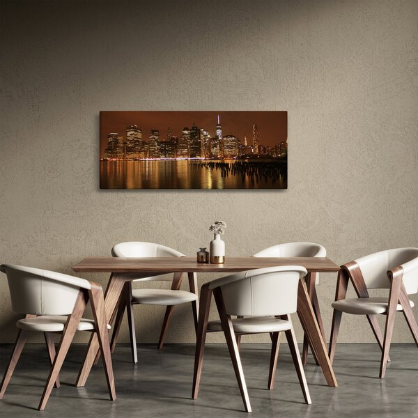 Slika noćnog grada (120x50 cm)