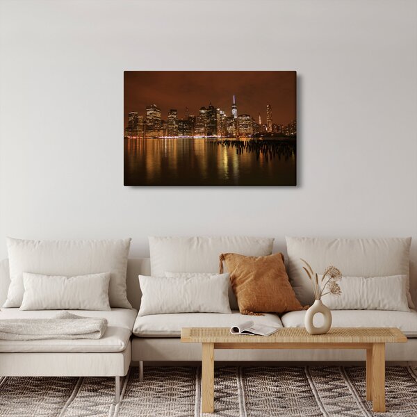 Slika noćnog grada (90x60 cm)