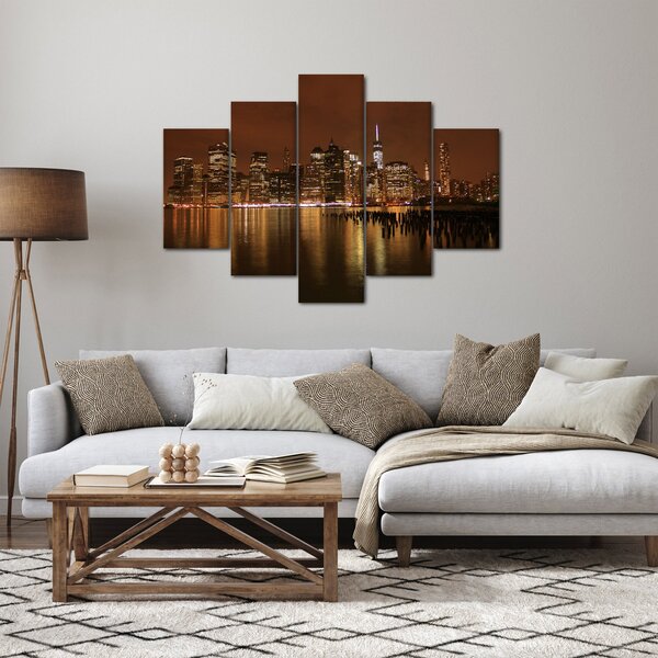 Slika noćnog grada (150x105 cm)