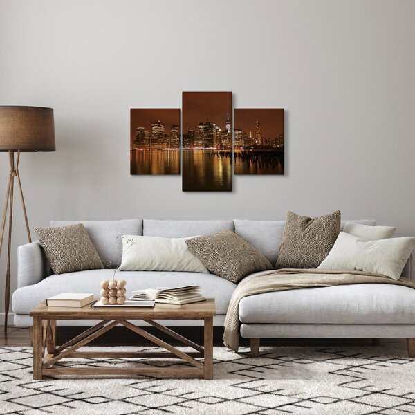 Slika noćnog grada (90x60 cm)
