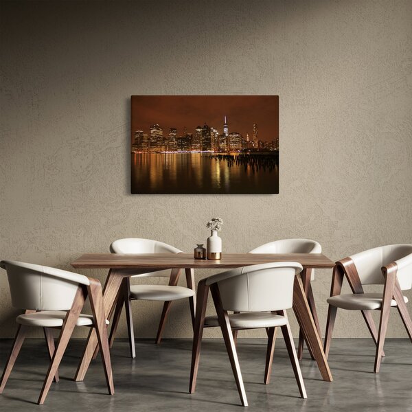 Slika noćnog grada (90x60 cm)