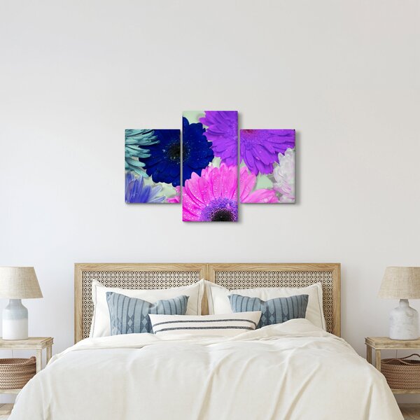 Slika šarenog cvijeća (90x60 cm)