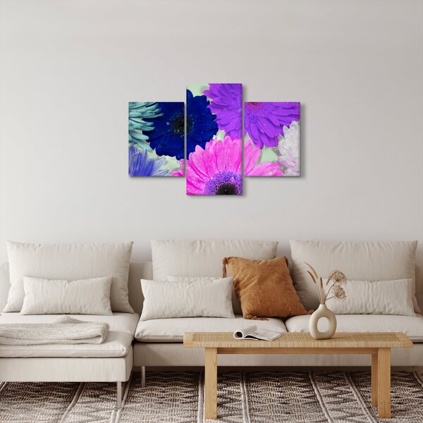 Slika šarenog cvijeća (90x60 cm)