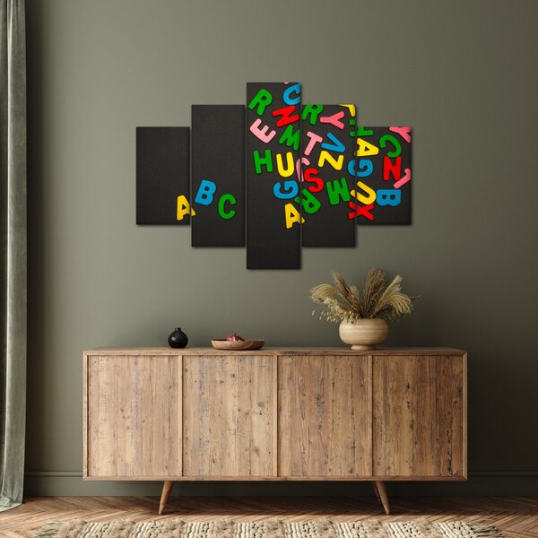 Slika - slova u boji (150x105 cm)