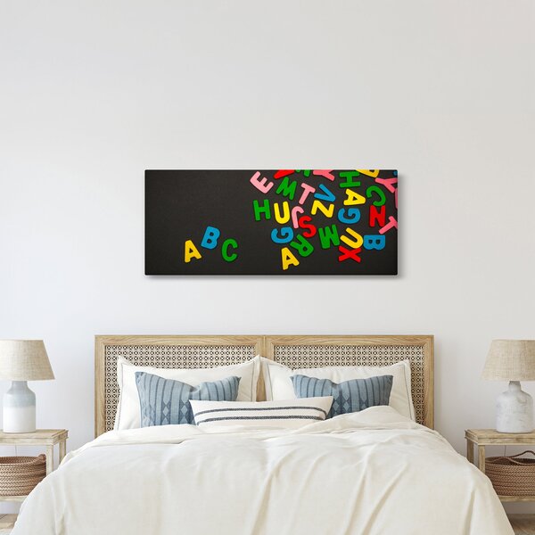 Slika - slova u boji (120x50 cm)