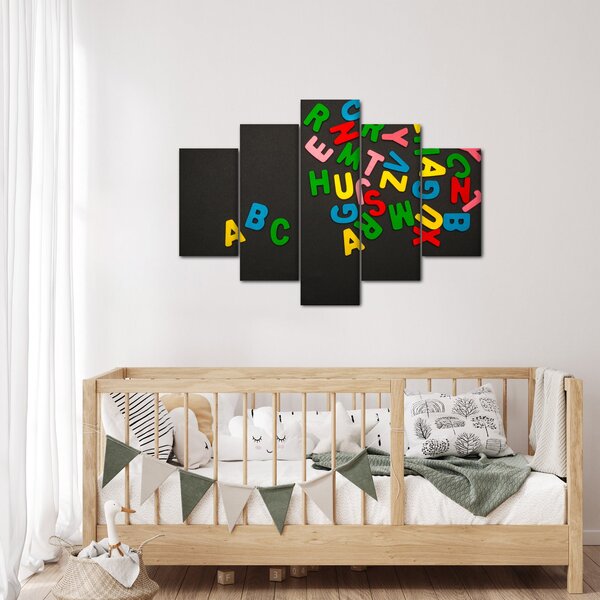 Slika - slova u boji (150x105 cm)