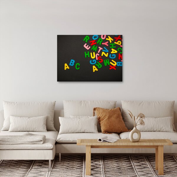 Slika - slova u boji (70x50 cm)