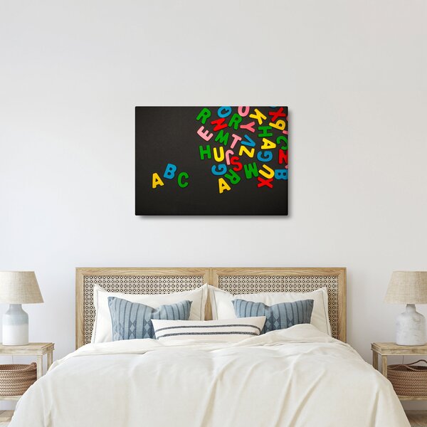 Slika - slova u boji (70x50 cm)