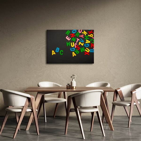 Slika - slova u boji (70x50 cm)