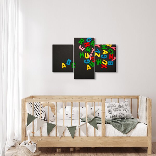 Slika - slova u boji (90x60 cm)