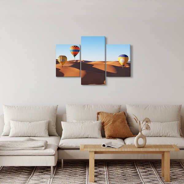 Slika - leteći baloni u pustinji (90x60 cm)