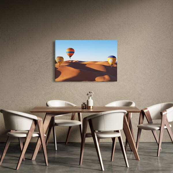 Slika - leteći baloni u pustinji (90x60 cm)