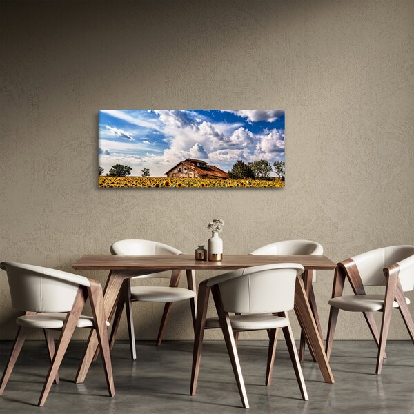 Slika polja suncokreta (120x50 cm)