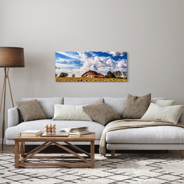 Slika polja suncokreta (120x50 cm)