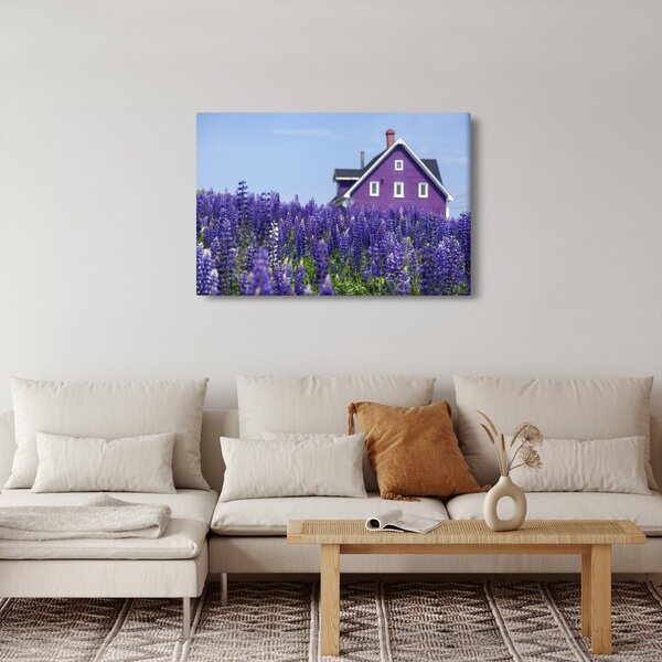 Slika polja lavande (90x60 cm)