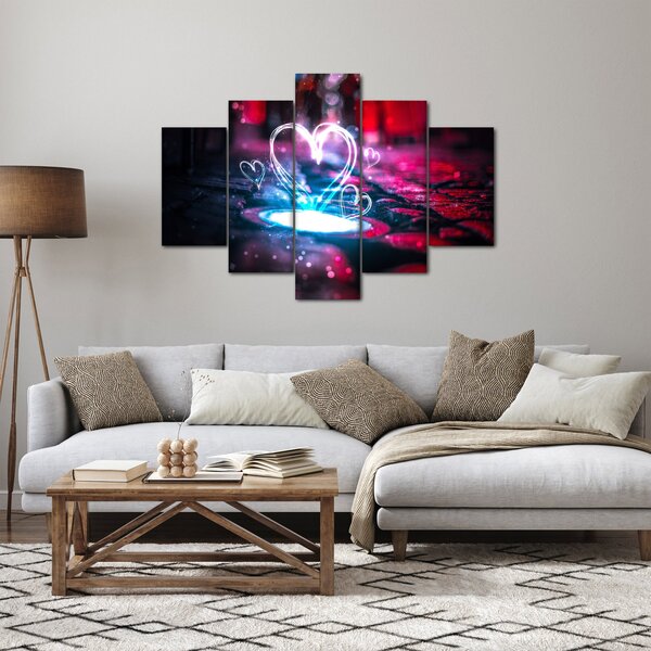 Slika svijetlećeg srca (150x105 cm)