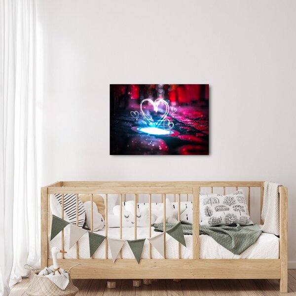 Slika svijetlećeg srca (70x50 cm)