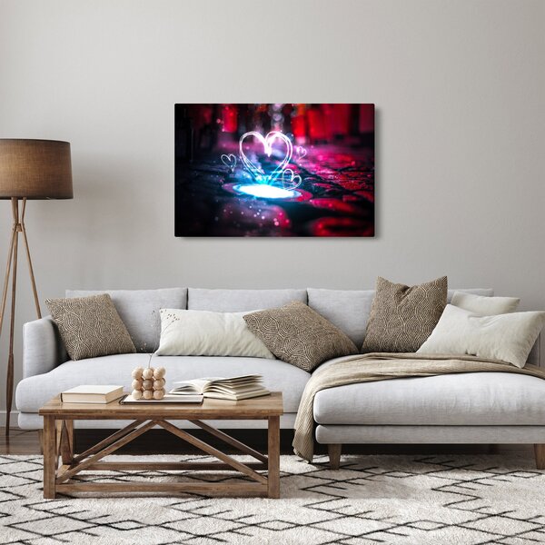 Slika svijetlećeg srca (90x60 cm)