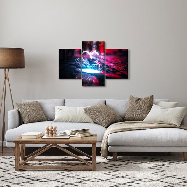 Slika svijetlećeg srca (90x60 cm)