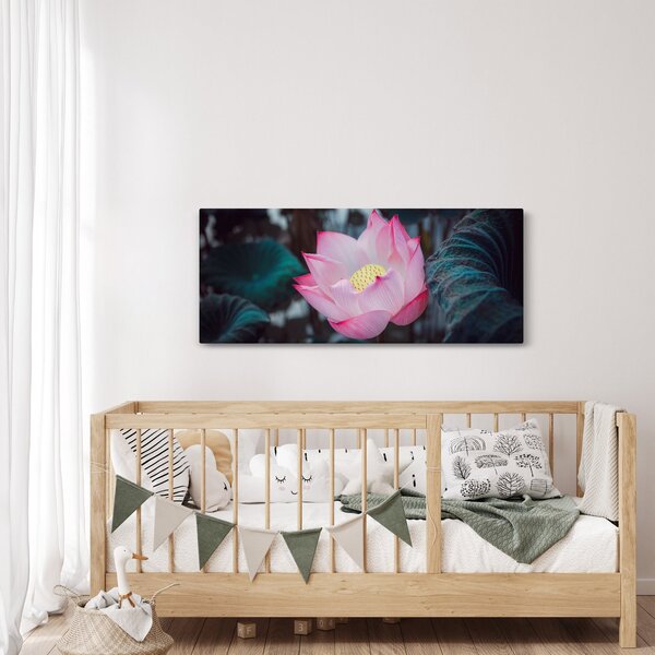 Slika ružičastog cvijeta (120x50 cm)